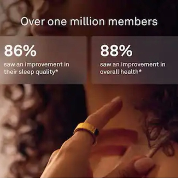 NWT Oura Gold and Silver v4 Smart Ring - size 12 - Picture 9 of 10